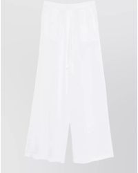 P.A.R.O.S.H. - Linen Viscose Pyjama Trousers - Lyst