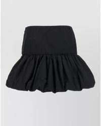 ROTATE BIRGER CHRISTENSEN - High Waist Bubble Hem Mini Skirt - Lyst