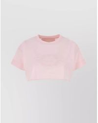 Givenchy - Cropped Cotton T-Shirt - Lyst