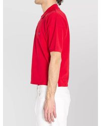 Celine - Cotton Piqué Regular-Fit Polo Shirt - Lyst
