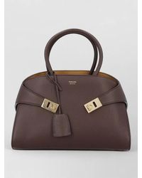 Ferragamo - Tote Bag Detachable Strap Tone Hardware - Lyst