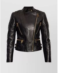 Versace - Leather Jacket - Lyst