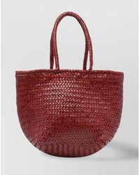 Dragon Diffusion - Woven Texture Tote Bag With 2 Handles - Lyst