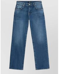 7 For All Mankind - Calie Straight Leg Explorer Denim Trousers - Lyst
