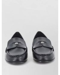 Michael Kors - Round Toe Loafers Structured Silhouette Design - Lyst