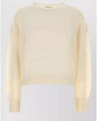 LeKasha - Cashmere Modena Sweater Dropped Shoulders - Lyst