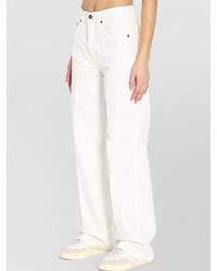 Haikure - Cotton Mid-Rise Wide-Leg Jeans - Lyst