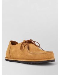 Birkenstock - Suede Leather Lace-Up Loafers - Lyst