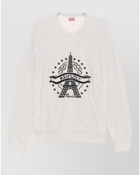 KENZO - Cotton Crewneck Sweatshirt - Lyst