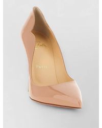 Christian Louboutin - Pointed Toe Patent Pumps Signature Sole - Lyst