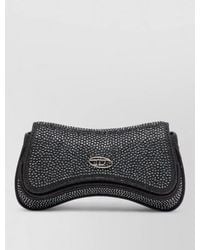 DIESEL - Play Xs Crystal-Embellished Clutch Bag - Lyst