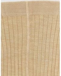 Jil Sander - Sheer Ribbed Tights Breathable Waistband Design - Lyst