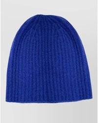 LA ROSE - Ribbed Cashmere Beanie - Lyst