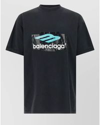 Balenciaga - Printed T-Shirt - Lyst