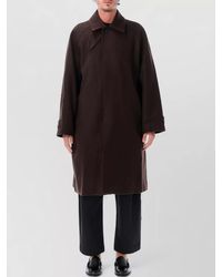 Studio Nicholson - Wool Single Breasted Coat - Lyst