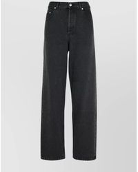 A.P.C. - Denim Wide-Leg Jeans - Lyst