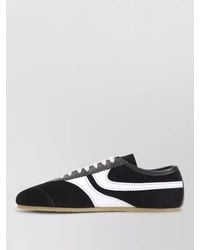 Dries Van Noten - Low Top Lace Up Suede Leather Sneakers - Lyst