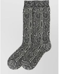 Dries Van Noten - Paisley Jacquard Socks - Lyst