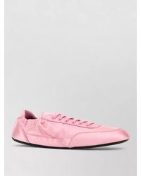 Prada - Satin Collapse Low Profile Sneakers Rubber - Lyst
