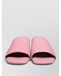 LA ROSE - Leather Mules - Lyst