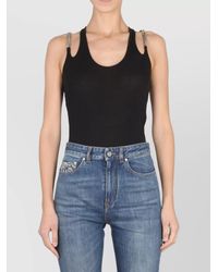 Stella McCartney - Falabella Chain Strap Tank Top - Lyst