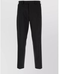 PT Torino - Cotton Trousers With Back Pockets And Belt Loops - Lyst