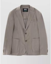 BOSS - Single Breasted Blazer C Hanry Notch Lapel - Lyst