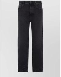 Saint Laurent - Denim Mid-Rise Straight-Leg Jeans - Lyst