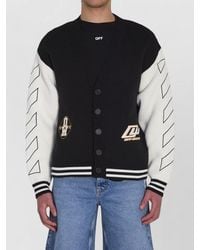 Off-White c/o Virgil Abloh - Ribbed V-Neck Cardigan - Lyst