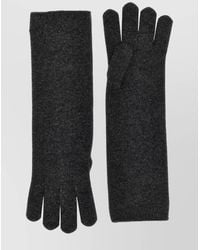 Max Mara - 'Alaggio' Long Knitted Gloves - Lyst