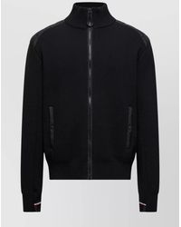 Moncler - Wool Down-Padded Turtleneck Zip-Up Cardigan - Lyst
