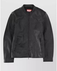 DIESEL - Lamb Leather Regular-Fit Jacket - Lyst