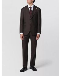 Luigi Bianchi - Slim Fit Tailored Suit Long Sleeves V Neck - Lyst