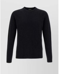 Roberto Collina - Ribbed Cashmere Silk Crewneck Sweater - Lyst