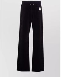Golden Goose - Velvet Wide-Leg Track Pants - Lyst