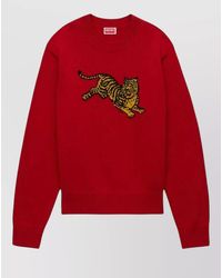 KENZO - Rws Jumping Tiger Crew Neck Jumper - Lyst