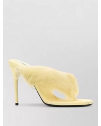 Alaïa - Leather Thong Mules - Lyst