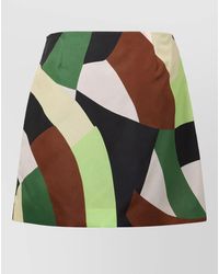 Plan C - Gocaa Cotton Mini Skirt Pleated Buttons - Lyst