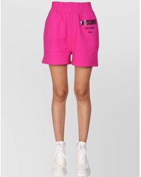 Moschino - Logo-Print Knee-Length Shorts - Lyst