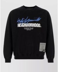 Yohji Yamamoto - Cotton Neighborhood Crew Neck Graphic Sweatshirt - Lyst