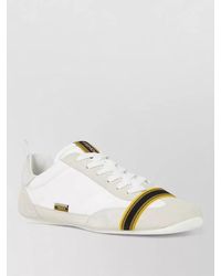 Fendi - Leather Wrap Lace-Up Sneakers - Lyst