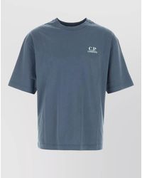 C.P. Company - Cotton Crew Neck Graphic Print T Shirt - Lyst