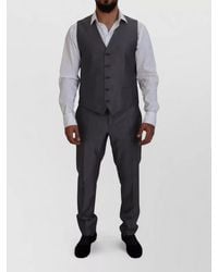 Dolce & Gabbana - Silk Wool Slim-Fit Single-Breasted Three-Piece Suit - Lyst