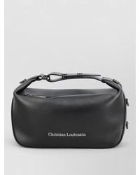 Christian Louboutin - Leather Logo Print Clutch Bag - Lyst