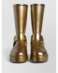 Dolce & Gabbana - Knee High Rubber Rain Boots Lug Sole - Lyst