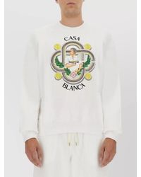 CASABLANCA - Regular-Fit Cotton Logo Sweatshirt - Lyst