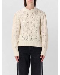 Isabel Marant - Celestine Knit Top Cable Pattern Texture - Lyst