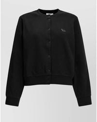 Maison Kitsuné - Organic Cotton Baby Fox Sweatshirt Cardigan - Lyst
