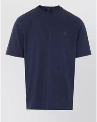 Herno - Logo Embroidery Jersey Crew Neck T Shirt - Lyst