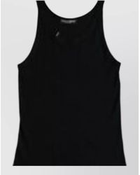 Dolce & Gabbana - Cotton Sleeveless Tank Top - Lyst